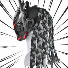 Party Masks Cyber Punk Hair Accessories for Mask Festival Fantastic CQB Party Cosplay Parts Masks Modified Gift Adults In Halloween Q231009