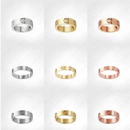 Love Screw Ring mens Band Rings 3 Diamonds designer luxury jewelry women Titanium steel Alloy Gold-Plated Craft Gold Silver Rose N260t