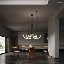 Pendant Lamps Nordic Modern LED Lights Hanging Lamp For Dining Room Living Home Art Decoration Light Fixture