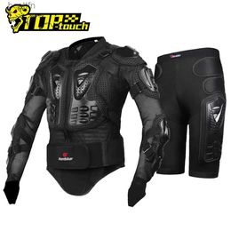 Others Apparel HEROBIKER Motorcycle Jacket Men Full Body Armour Motorcycle Motocross Racing Moto Armour Riding Motorbike Protection Size S-5XLL231007