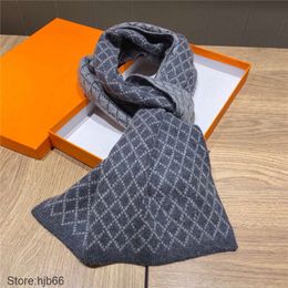 Scarves Scarves High Quality Scarf Set for Men Women Winter Wool Fashion Designer Cashmere Shawl Ring Luxury Plaid Check Sciarpe Echarpe Homme Size 180*35cm Yfg6