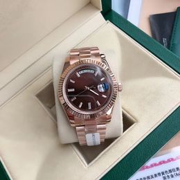 With Box Papers high-quality Watch 41mm 18k rose Gold Movement Automatic Mens GD Bracelet Men's Watches 2024