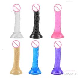 Sex Toys Massager Cheap and Good Quality Mini Soft Jelly Dildos Small Artificial Sucker Cup Penis Vagina Anal Plug for Women Masturbato Adult productsQ8DZ
