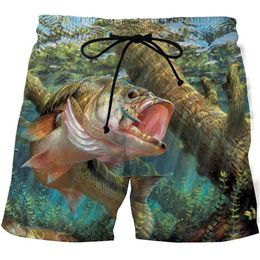 Mens Shorts 3D Print High Definition Tropical Fish Graphic Beach Pants Surf Plus Sizemen Gym Surfboard Swimwear Male Bermudian281f