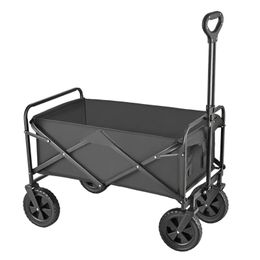 Other Garden Supplies Portable Collapsible Folding Waggon Cart With Wheels For Beach/Sports/Cam Small Foldable Outdoor Rolling Grocerie Dhwo6