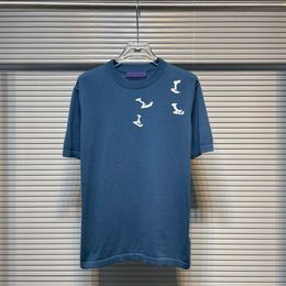 Men's T-Shirts spaper printing series Peugeot saddle pocket with silver hardware accessories Customised Organza rib 01 tran267B