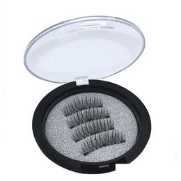 False Eyelashes New Arrival 3 Magnetic Hand-Made Natural Long Fake Lashes 24P Tc01 Tc03 Drop Delivery Health Beauty Makeup Eyes Dhchj