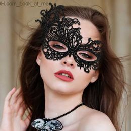 Party Masks Lace Mask with Gold Stamping Festival Thickening Dance Party Half Face Halloween Ball Sexy And Fun Makeup Eye Mask Cosplay Q231007