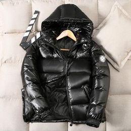 Mens designer jacket hooded Autumn Winter down parkas zipper Windbreaker Outdoors Sports Khaki black Designer Coats Outwear male men puffer jackets