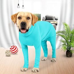 Dog Apparel Pet 4-legged Clothes Comfortable Breathable Solid Color Home For Small Medium-sized Dogs