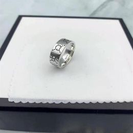 whole Rings Titanium Stainless Steel Love Rings for Women Men jewelry Couples 925 sterling silver Wedding Rings with box218Q