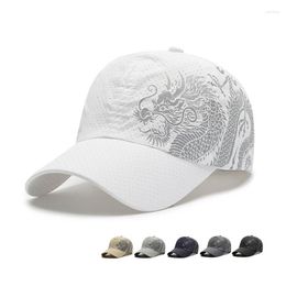 Ball Caps Printing Chinese Men's Baseball Totem Belief Women's Cotton Snapback Hat Outdoor Sun Protection Trucker Cap