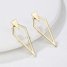 Stud Earrings Triangle Long Dangle Earring For Women Punk Fashion Gift Ladies Accessories Pendant Korean