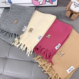 designer scarf for children Tassel design baby Winter Heating accessories high quality kids cashmere scarves Sep10