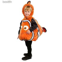 Theme Costume Finding Nemo Clownfish cospaly come Pixar Animated Film Nemo baby kids clothing Halloween Christmas partyL231007