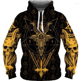 Men's Hoodies Halloween Viking Tattoo 3D Printed Harajuku Streetwear Hoodie Women For Men Unisex Casual Sweatshirts Cospl Cosplay Ropa