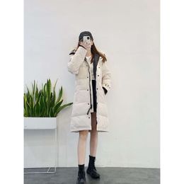 Designer Canadian Goose Versione di media lunghezza Piumino Piumino da donna Piumino Parka Inverno Cappotti caldi e spessi Donna Antivento Streetwear C1505 Winter01