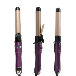 Curling Irons Professional 28mm Electric Hair Curler Roller Wand Ceramic Iron Waver Pear Flower Cone Styling Tools 4 231007