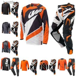 Others Apparel High Quanlity MX Motocross and Pants Racing Gear Set Mountain Bike Suit Motorcycle Riding Combination Top XXXL-40 SizeL231007