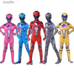 Theme Costume Mecha Five Beast Come Cosplay Mystic Force Ranger Halloween Come for Kids erhero Come ChildrenL231007