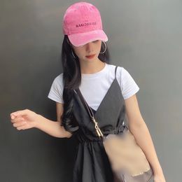 High-end Designer Bucket Hat for Women Brand Letter Ball Caps 4 Seasons Adjustable Sports Pink Baseball Hats Cap Binding Sun Top Quality High