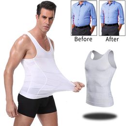 Waist Tummy Shaper Men Slimming Body Shaper Waist Trainer Cincher Abdomen Tummy Control Shapewear Vest Modelling Underwear Corrective Posture Corset 231006