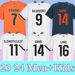 23 24 Valencia soccer jerseys Cavani GUEDES GAMEIRO Florenzi home away third 2023 2024 camisetas de futbol RODRIGO Gaya M.Gomez men kids kit set football shirts