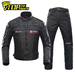 Others Apparel DUHAN Motorcycle Jackets Men Riding Motocross Racing Jacket Suit Moto Jacket Waterproof Coldproof Motorbike Clothing ProtectionL231007