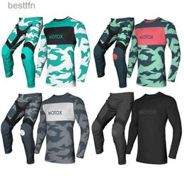 Others Apparel 4 color MX Pants And Motocross Set Moto Racing Suit Motorcycle Dirt Bike Off Road Gear SetL231007