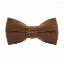 Bow Ties Bowtie Adjustable Velvet Mens Wedding Adult Steward Pre-Tied Prom Luxury Party Smart Accessories Neck Tie MN67