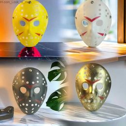 Party Masks Horror Jason Mask Hockey Cosplay Killer Halloween Horror Party Decoration Mask Christmas Masquerade Dance Face Mask Movie Theme Q231009