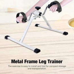 Steppers Metal Frame Pedal Exerciser Muscle Training Fully Assembled Exercise Pedals Arms Legs Trainer For Indoor 231007