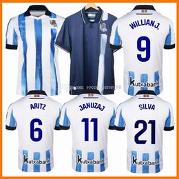 23 24 Real Sociedad soccer jerseys OYARZABAL SILVA TIERNEY Football Shirt 2023 2024 MERINO ZUBIMENDI CARLOS FDEZ TAKE KUBO BARRENE BRAIS MENDEZ Men home away uniform