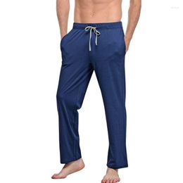 Men's Sleepwear Pants Home Thermal Trousers Pyjamas Nightgown Underwear Pyjamas Wear Homme Loose Clothes Lounge Men