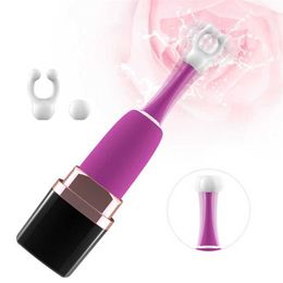 vibrator sex toys for women Lipstick Model Female 10 Frequency Usb Magnetic Rechargeable g Spot Clitoris Stimulator Portable Mini Massager