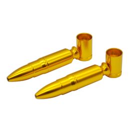 Smoke shop Bullets of bullets in metal pipe cleaned carried convenient and practical water pipe