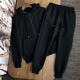 Men's Tracksuits Designer Tech Fleece Mens Tracksuit Zipper Jackets and Sport Pants Sets Embroidered Letter Tracksuits Jogger Leisure Trousers Track Suit