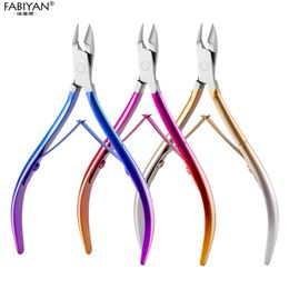 Cuticle Scissors 3Pcs Gradient Nail Cuticle Nipper Stainless Steel Manicure Scissors Dead Skin Remover Tool Care Trim Pliers 231007