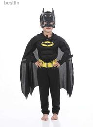 Theme Costume Kids Boys scle Comes with Mask Cloak Movie Character erhero Cosplay Halloween Party Role PlayL231008