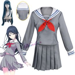 Project Sekai Colorful Stage Feat Hoshino Ichika Azusawa Kohane School Uniform Sailor Outfit Anime Wig Cosplay Costumecosplay