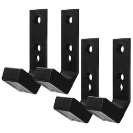 Hand Grips 4 Pcs Barbell Stand Wall Shelf Brackets Storage Household Dumbbell Holders Commercial Pole Fitness Gym Squat 231007