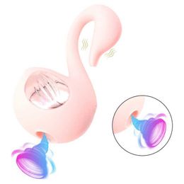 vibrator sex toys for women Powerful Sucking Blowjob Nipple Clit Stimulator Usb Charging Swan Dildo women Orgasm Massager Gay Masturbate Sex Shop