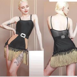 Stage Wear Sexy Fringe Latin Dress Salsa Cha Samba Pratice 759 For