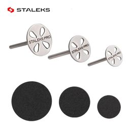 Foot Rasps 152025mm STALEKS Stainless Steel Sanding Paper Disc 332" Round Metal Disc Nail Drill Bits Accessories File Polished Tool 231007