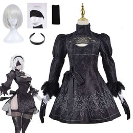 Nier 2b Cosplay Nier Automata Yorha Cosplay Yorha No. 2 Type B Costume Anime Women Dress Fancy Halloween Girls Party Clothescosplay