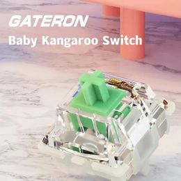 Keyboard Covers GATERON Baby Kangaroo Switch Tactile Mechanical 5 Pin 59g Swappable Switches for 231007