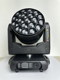 4pcs Led Moving Head zoom wash 19x40w Rgbw 4in1 Bee Eye Led moving head Stage disco party event light