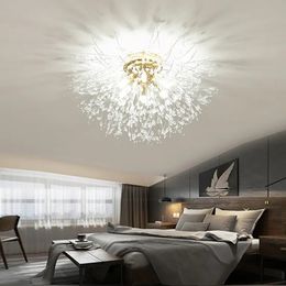 2023 Modern Crystal Dandelion Chandelier Lighting Pendant Lamp For Living Room Dining Room Home Decoration WF-P40GD Winfordo