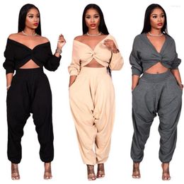 Women's Two Piece Pants Set Women Outfits 2 Outfit Winter Clothes Nice Tracksuit Club For Female