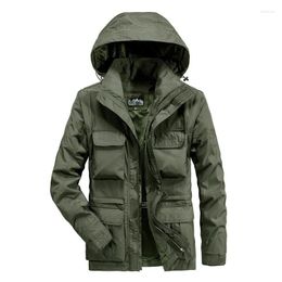 Men's Jackets Parkas Spring Motorcycle Jacket Hooded Streetwear In Outerwears Clothes Luxury Clothing Winter Mens Tactical